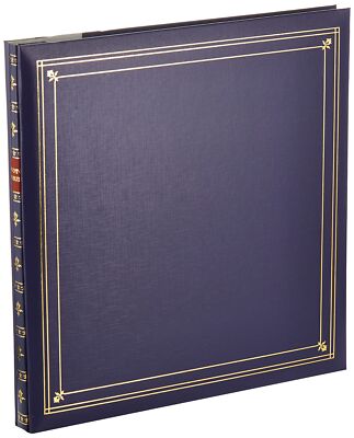 Oto Albums Mp300/bb 300pocket Post Bound Leatherette Cover Photo Album For 3.5 B-image