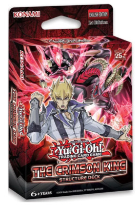 1X Sealed - Yu-Gi-Oh! - The Crimson King Structure Deck (SDCK-EN) Brand New-image