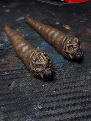 Sh Monsterarts Mothra Larva 64 3D Printed Figures-image