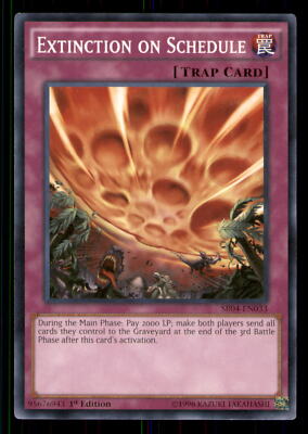 Yugioh Extinction on Schedule #SR04-EN033 Structure Deck: Dinosmasher's Fury LP-image