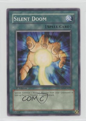 2009 Yu-Gi-Oh! Warriors' Strike Structure Deck 1st Edition Silent Doom 0b5-image