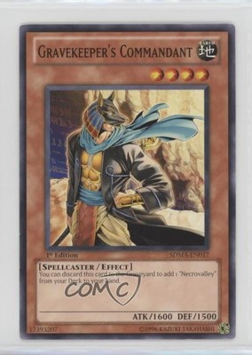 Gravekeeper's Commandant 1st Ed. YuGiOh Marik Structure Deck #SDMA-EN017 0k8a-image