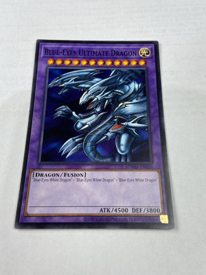 Yugioh Blue-eyes Ultimate Dragon Sdwd-en034 Blue Eyes White Destiny (misprint)-image