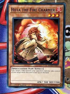 Yugioh Hiita The Fire Charmer SDCH-EN003 Single-image