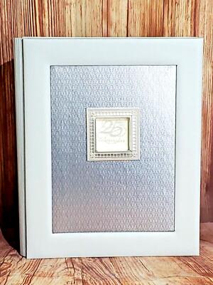 Hallmark 25th Silver Anniversary Keepsake Photograph Album NIB Customizeable 4x6-image