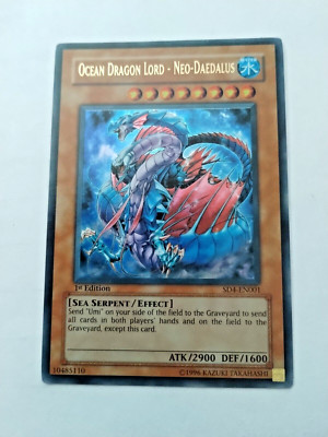 Yu-Gi-Oh! TCG Ocean Dragon Lord - Neo-Daedalus Structure Deck SD4-EN001 1st Edit-image