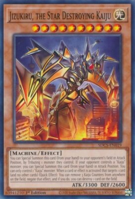 Yugioh! Jizukiru, the Star Destroying Kaiju - SDCS-EN019 - Common - 1st Edition -image