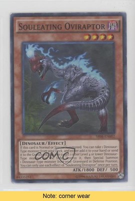 Souleating Oviraptor (SR) YuGiOh Dinosmasher's Fury Structure Deck READ 06pr-image