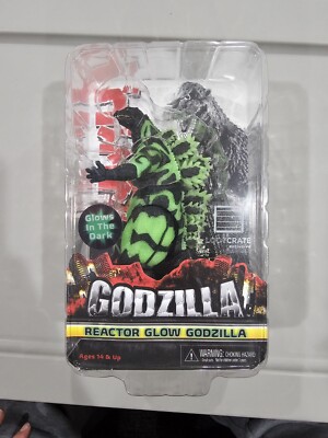 Sealed NECA Godzilla Reactor Glow Action Figure Lootcrate Exclusive Toho GID-image