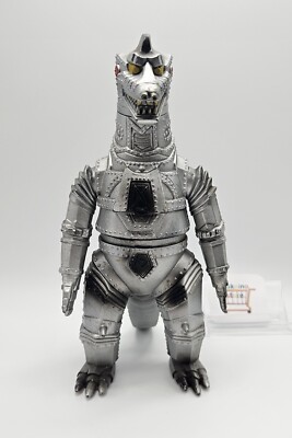 Vintage 1983 Mecha Godzilla Sofubi Sofvi Figure Toho Kaiju Monster BANDAI-image