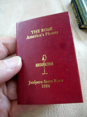The Rose America's Flower Junipero Serra Press 1988 VTG Limited Ed 1988 Signed-image