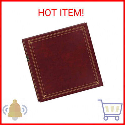 Pioneer Photo Albums MP-46 Photo Album, Burgundy Red-image