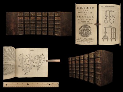 1687 1ed Scavans Huguenot Beauval Science Journal Inquisition Ottoman Empire 7v-image