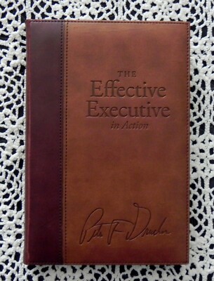 The Effective Executive in Action by Peter Drucker, Journal, Faux Leather-image