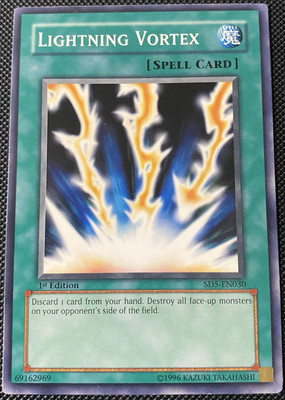 Lightning Vortex SD5-EN030 Structure Deck: Warrior's Triumph 1st Edition-image