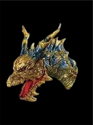 2024 BANDAI ICHIBAN KUJI KAISER GHIDORAH GODZILLA Monster Head Magnet Prize E-image