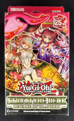 Yu-Gi-Oh Beware of Traptrix Structure Deck New Sealed (Minor Box Damage)-image