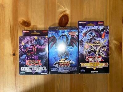 Yu-Gi-Oh! Structure Deck Lot Of 3 Zombie Madness World/ Horde-image