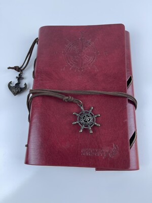 VALERY Nautical Writing Journal Bound Notebook Refillable-image