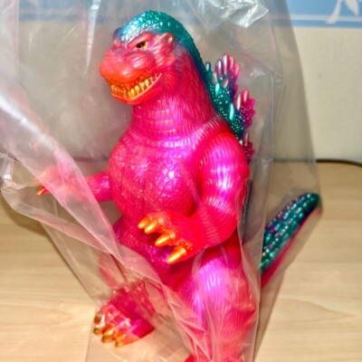 Marsan Godzilla 1989 Biogoji 350 Clear Pink Dorsal Fin 2 Tone Blue x Green-image