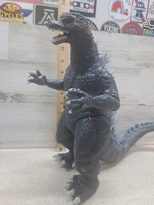Godzilla 11” Tall Action Figure Monsterverse Playmates Orange Eyes Toho 2020-image