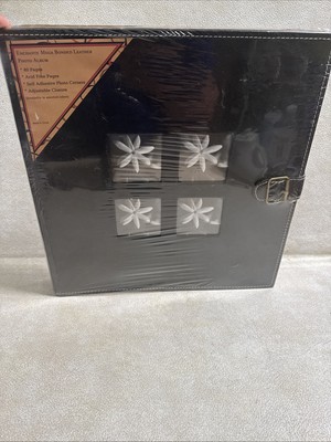 Enchante Mega Bonded Leather Photo Album - 80 Acid Free Pages - Wedding-image