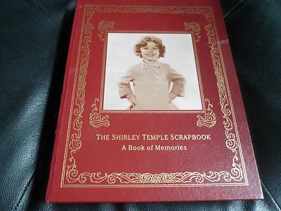 SHIRLEY TEMPLE SIGNED  - THE SHIRLEY TEMPLE SCRAPBOOK - EASTON PRESS LEATHER-image