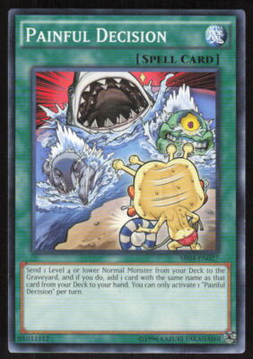 Yu-Gi-Oh TCG Structure Deck: Dinosmasher's Fury #SR04-EN027 Painful Decision NM-image