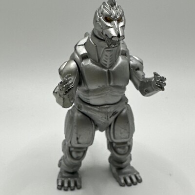 TOHO TRENDMASTERS MECHA GODZILLA 1994 VINTAGE PLASTIC ACTION FIGURE 5”-image