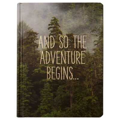 IDG Paper Hard Cover Journal, And So The Adventure Begins-image