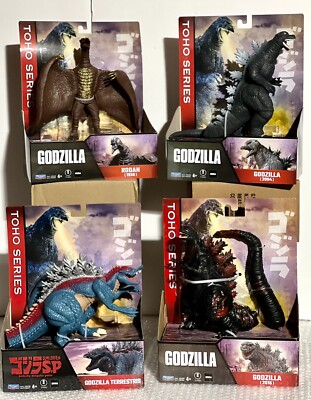 Toho Series Godzilla 2004, 2016, Rodan 1956 & Terrestris - Action Figures-image