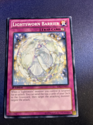 Lightsworn Barrier 1st Edition SDLI-EN031 Structure Deck:... 2014 Yu-Gi-Oh Card-image