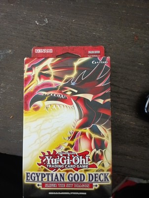 Egyptian God Deck: Slifer the Sky Dragon - 1st Edition Yugioh Sealed-image