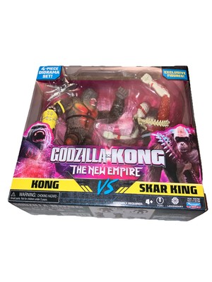 Godzilla x Kong: The New Empire Kong Vs Skar King  2 Pack New In Box-image