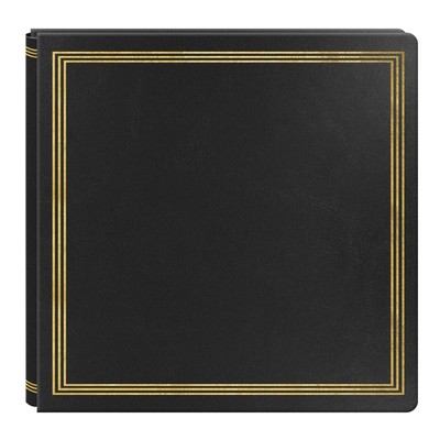 Large Magnetic Page X-Pando Photo Album, Black-image