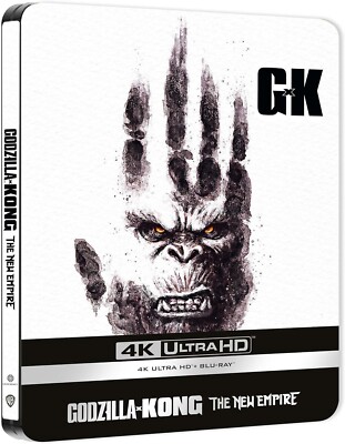 Godzilla x Kong The New Empire (2024) 4K UHD Blu-Ray Steelbook NEW (English Pkg)-image
