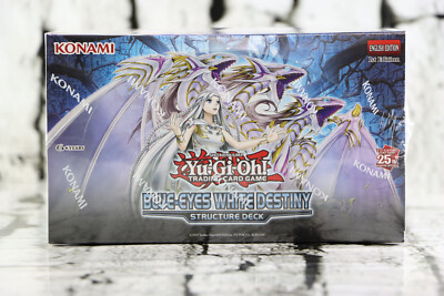 Yu-Gi-Oh! 1st Ed Blue-Eyes White Destiny Structure Deck DISPLAY (8ct) SEALED!!-image