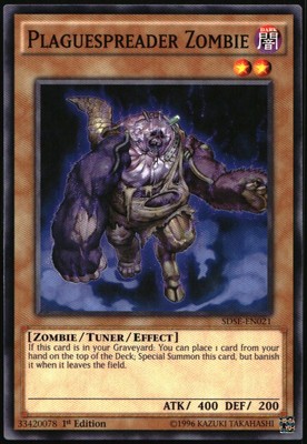 Yu-Gi-Oh! Synchron Extreme Structure Deck Plaguespreader Zombie 2015 SDSE-EN021-image