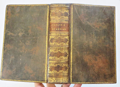 The Tatler & Guardian 1831 fine leather binding British Society Journal-image