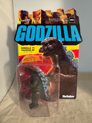 2024 Super7 Reaction 1974 Godzilla Charged Up 3.75