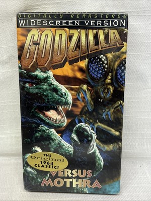 GODZILLA VERSUS MOTHRA VHS RARE OOP WIDESCREEN NEW SEALED-image