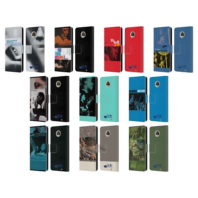 OFFICIAL BLUE NOTE RECORDS ALBUMS LEATHER BOOK WALLET CASE FOR MOTOROLA PHONES-image