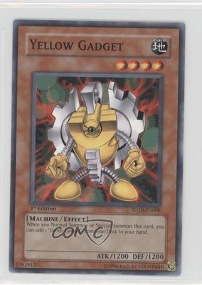 2007 Yu-Gi-Oh! Machine Re-Volt Structure Deck 1st Edition Yellow Gadget 00q0-image