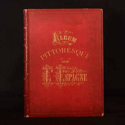 c1852 Album Pittoresque L'Espagne Colour Plates Scarce-image