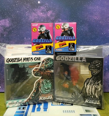 Super7 GODZILLA LOT OF 4 ACTION FIGURES FACTORY SEALED -image