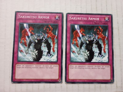 X2 Sakuretsu Armor SD10-EN033 Trap Card Yu-Gi-Oh Structure Deck Machine Re-Volt-image