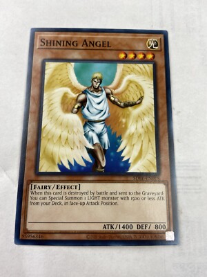 yugioh Shining Angel sdbe-en018 Saga Of Blue Eyes White Dragon Unlimited Common-image