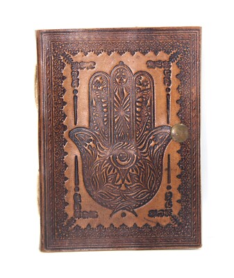 Leather Bound Journal Antique Blank Paper Notebook, Diary, Sketchbook-image