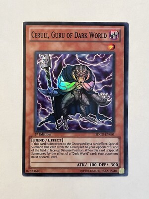 Ceruli, Guru of Dark World SDGU-EN003 Structure Deck: Gates of the Underworld...-image