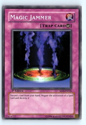 Yu-Gi-Uh Magic Jammer #SD2-EN026 Structure Deck: Zombie Madness tcg LP-image
